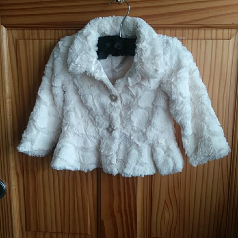 Koala kids Faux fur girls 18m coat